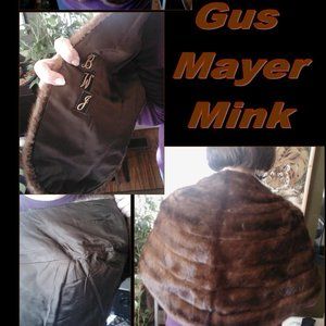 1940’s – 1950’s mink stole by Gus Mayer